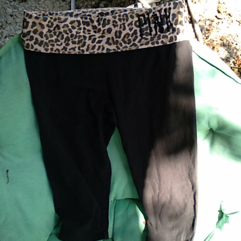 Pink Victoria's Secret Capris